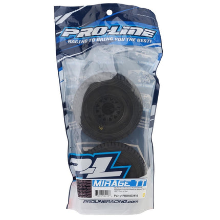 Pro-Line 1/7 Mirage TT Pre-Mounted Tires w/Raid Wheels (M2) w/17mm PRO1022410