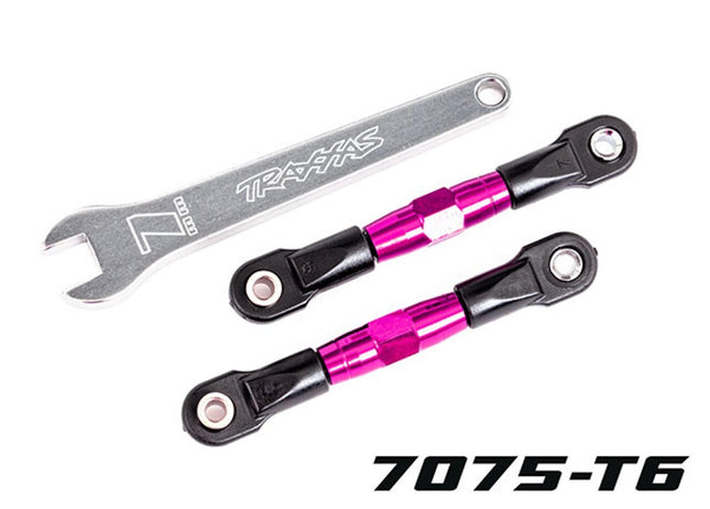 Traxxas 2443P Camber Links Rear Tubes Pink-anodized