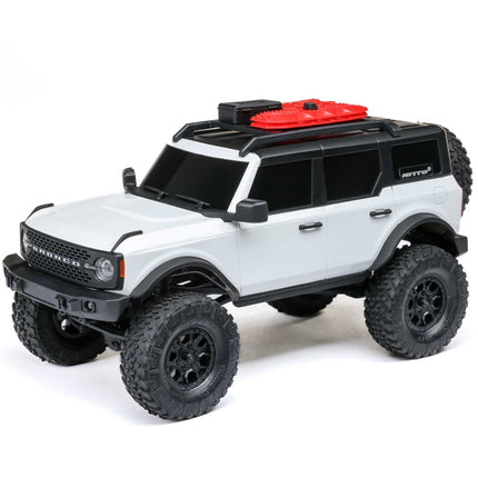 Axial SCX24 Ford Bronco 4X4 RTR Brushed Rock Crawler Battery/Charger White
