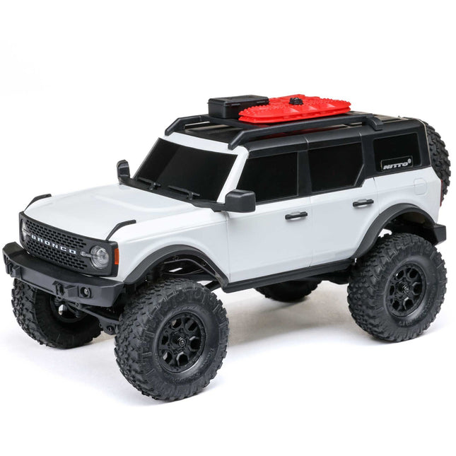 Axial SCX24 Ford Bronco 4X4 RTR Brushed Rock Crawler Battery/Charger White