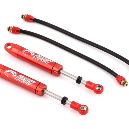 Desert Lizard Piggyback Shocks w/Reservoir Red (100mm) YEA-DDP-100RD