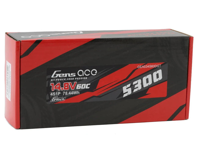 Gens Ace G-Tech Smart 4S LiPo Battery 60C (5300mAh/14.8V) w/T-Style Connector