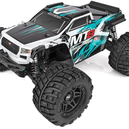 Associated Rival MT8 1/8 Scale 4WD Electric Monster Truck, Teal, RTR ASC20521