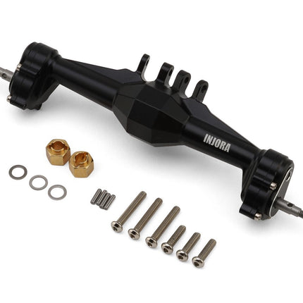 Injora Aluminum Diamond Rear Portal Axle Set for Traxxas TRX-4M INJ4M-104BKR