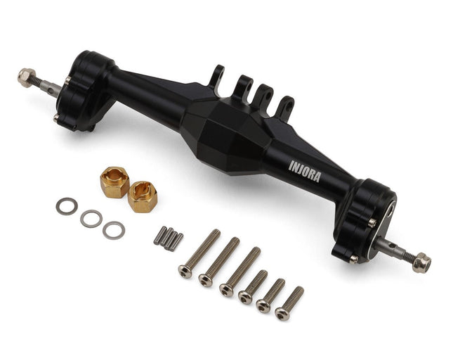 Injora Aluminum Diamond Rear Portal Axle Set for Traxxas TRX-4M INJ4M-104BKR