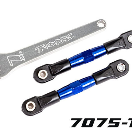 Traxxas 2443X Camber links Rear Tubes blue-anodized New!!
