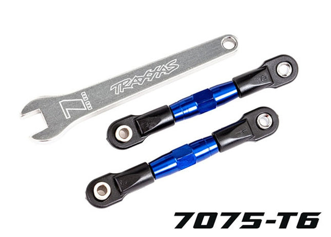 Traxxas 2443X Camber links Rear Tubes blue-anodized New!!