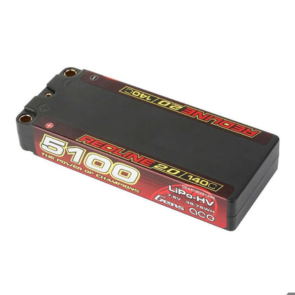 Gens Ace Redline 2.0 2S Mid-Size LiHV Battery 140C (7.6V/5100mAh) GEA51002S14M5
