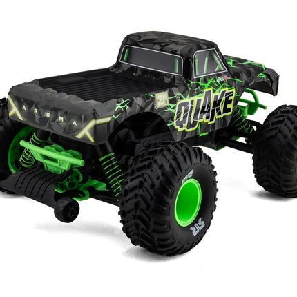 Arrma Quake 223S DSC 1/10 RTR Brushless 2WD Monster Truck (Green) ARA3537T2