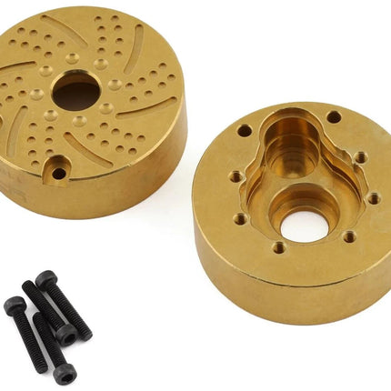 Yeah Racing Brass Outer Portal Drive Housing for Traxxas TRX-4 (2) (118g)