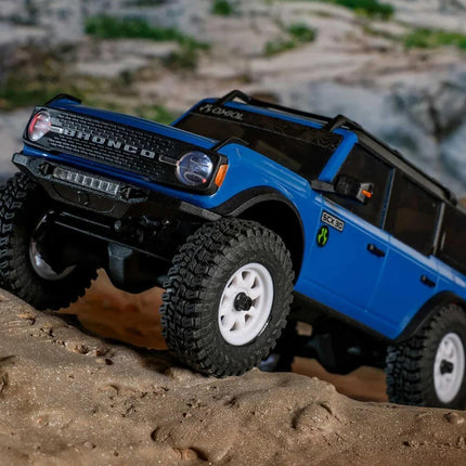 Axial SCX30 Ford Bronco 1/30 4WD RTR Scale Mini Crawler Blue AXI2048T1