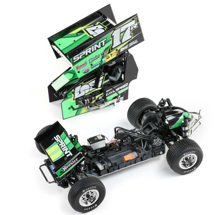 Losi 22S 1/10 Brushless 2WD RTR Sprint Car (Green) LOS1387T2