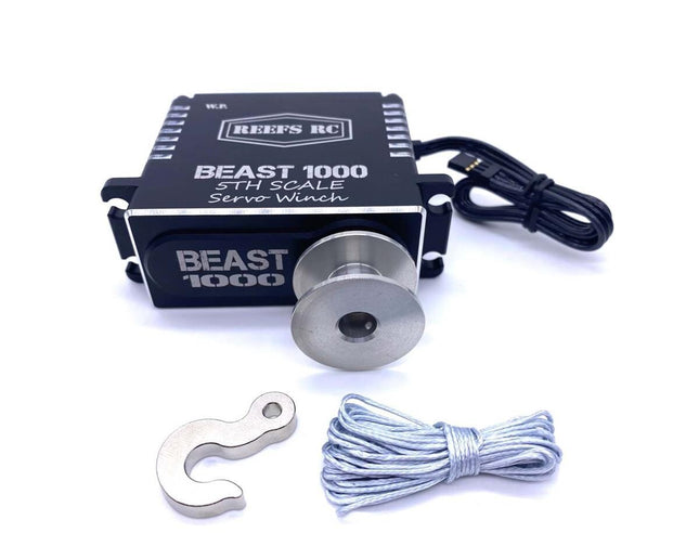 Reefs RC Beast 1000 1/5 Scale RC Servo Winch w/ Winch Spool Kit SEHREEFS116