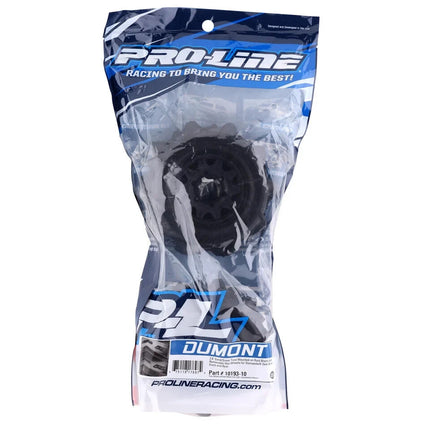 Pro-Line Dumont 2.8" Pre-Mounted Tires w/Raid Wheels (Black) (Z3)