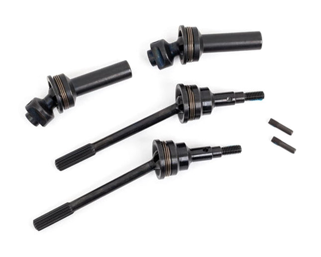 Traxxas 9051R Front HD Steel Splined Driveshafts w/6mm Axle New!!