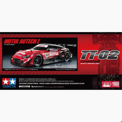 Tamiya TT-02 Motul Autech Nissan Z 1/10 4WD Electric Touring Car Kit TAM58735