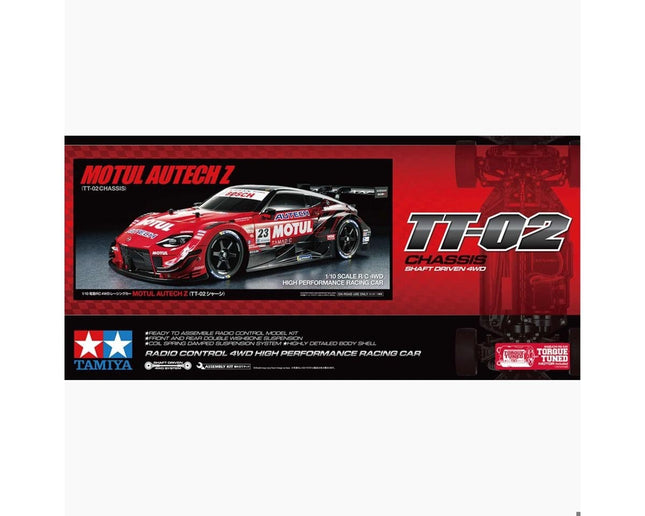 Tamiya TT-02 Motul Autech Nissan Z 1/10 4WD Electric Touring Car Kit TAM58735