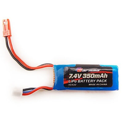 Carisma GT24B, MSA-1E 2S LiPo Battery, 7.4V 350mAh CIS15432