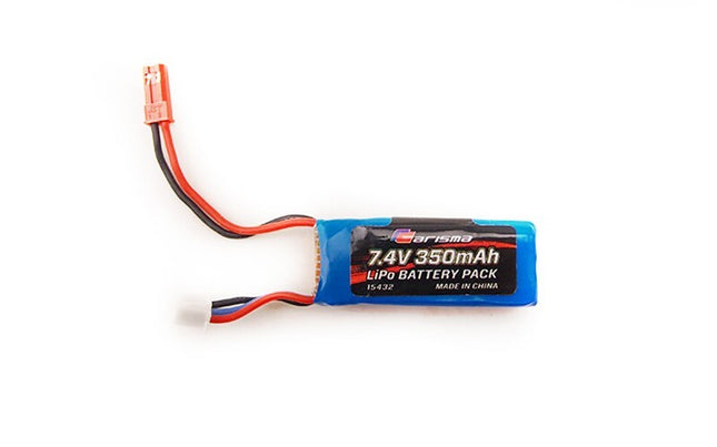 Carisma GT24B, MSA-1E 2S LiPo Battery, 7.4V 350mAh CIS15432