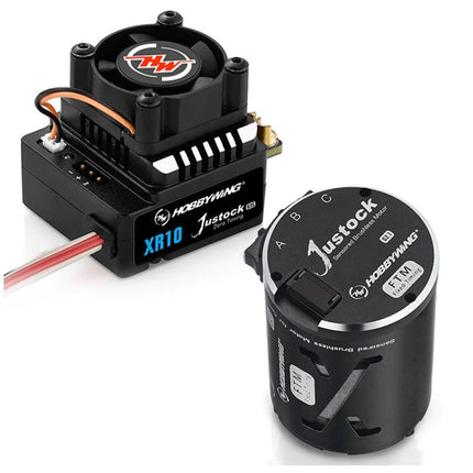 Hobbywing XR10 Justock G3S Sensored Brushless ESC/SD G2.1 Motor Combo 10.5T