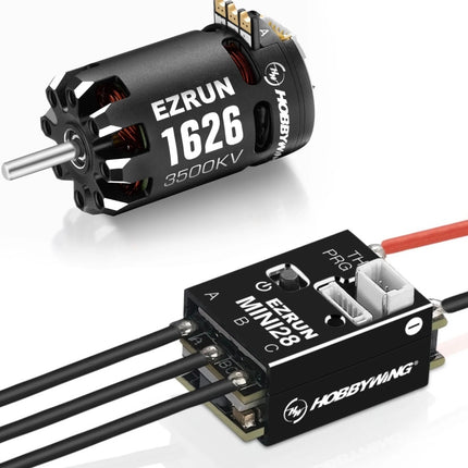 Hobbywing EZRUN Mini28 ESC and 1626 SD 3500KV Motor Combo 38020366