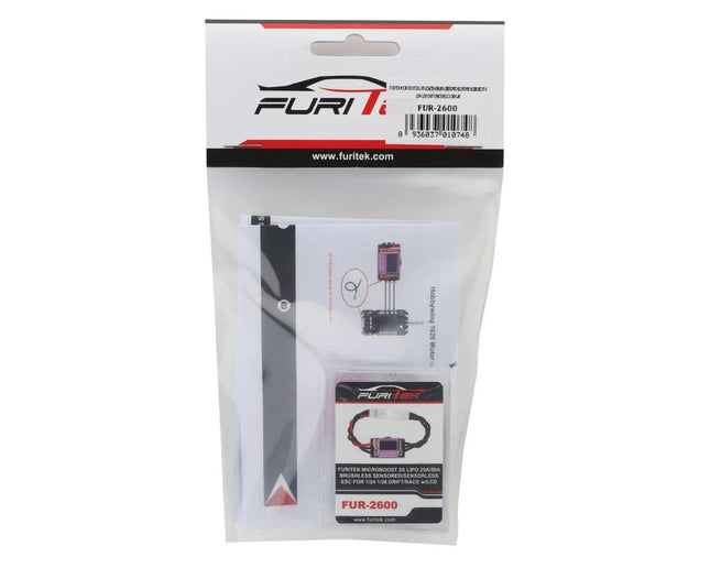 Furitek Microboost 2S 25A Brushless Sensored/Sensorless Micro Drift ESC FUR-2600