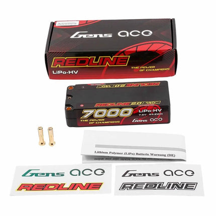 Gens Ace Redline 2.0 2S Mid-Size LiHV Battery 140C (7.6V/7000mAh) GEA70002S14M5