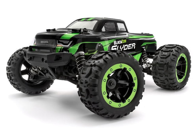 Blackzon Slyder MT 1/16 4WD Electric Monster Truck - Green BZN540100