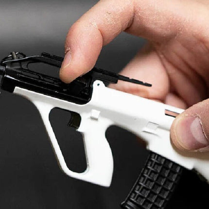 GoatGuns 1/3 Scale Die Cast Bullpup Model, White