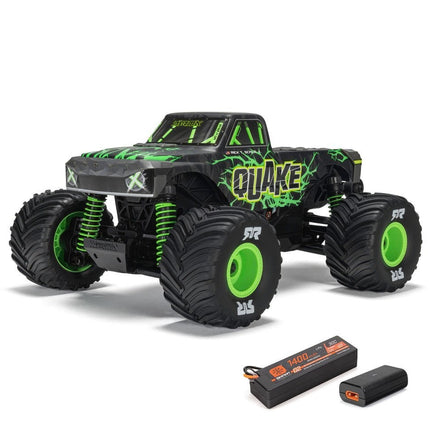 ARRMA Quake Grom 4x4 1/16 Scale RTR Brushed Monster Truck Green ARA2137T2