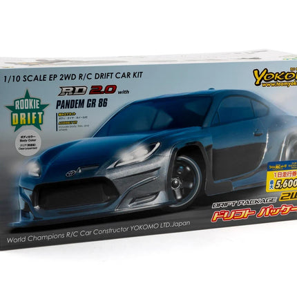 Yokomo DP-GR86 RD2.0 "Rookie Drift" 1/10 RWD Drift Car Kit (Clear)  YOKDPGR86