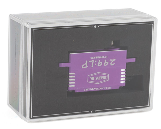Reefs RC 299LP High Torque/Speed Brushless Low Profile Servo High Voltage Purple