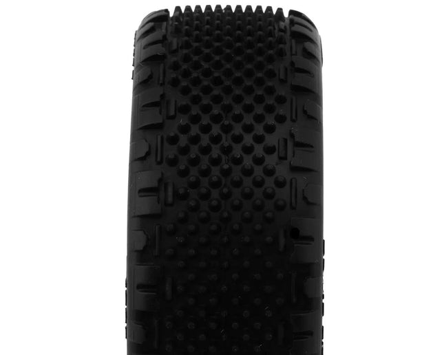 JConcepts Pin Swag LP Wide 2.2" Pre-Mounted 2WD Front Buggy Carpet Tires (Pink) 