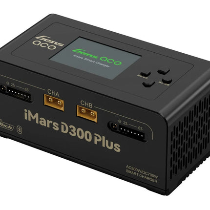 Gens Ace iMars D300 Plus G-Tech Smart Dual AC/DC Charger Blk 6S/16A Bluetooth