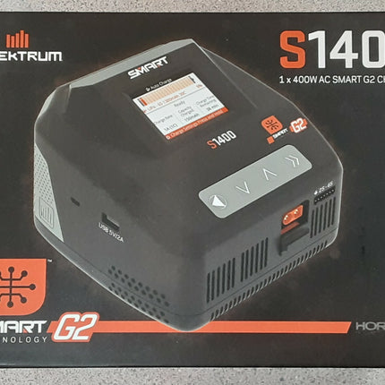 Spektrum RC S1400 G2 AC LiPo Smart Charger 400W SPMXC2040 Brand New!!