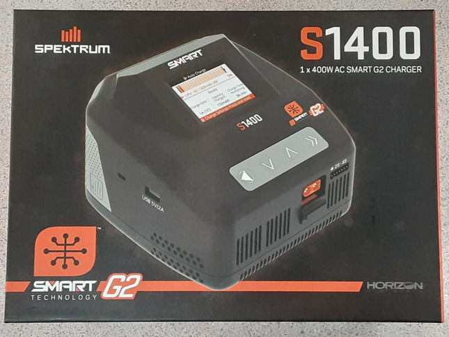 Spektrum RC S1400 G2 AC LiPo Smart Charger 400W SPMXC2040 Brand New!!