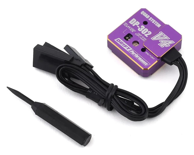 Yokomo DP-302V4 Drift Steering Gyro (Purple) YOKDPP-302V4PB