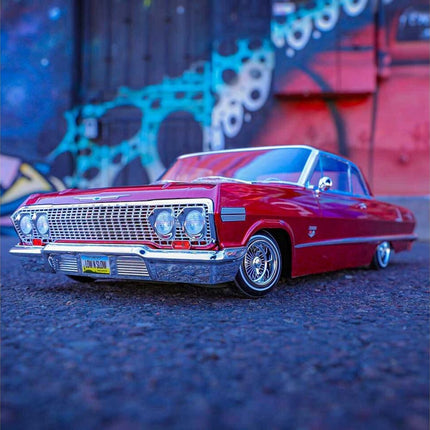 Redcat SixtyThree Chevy Impala 1/10 RTR Hopping Lowrider Red W/ Battery/Charger