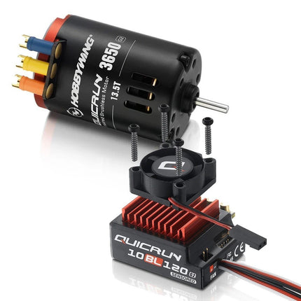 Hobbywing Quicrun 10BL120 Sensored G2 ESC + 3650 SL 13.5T G2 Motor Combo