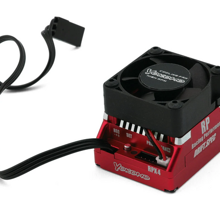 Yokomo BL-RPX4 Competition Sensored Brushless 1/10 Drift Spec ESC Red BL-RPX4DR