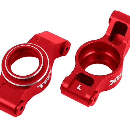 TRAXXAS ALUM STUB AXLE CARRIERS RED L/R X-Maxx/XRT TRA7852-RED