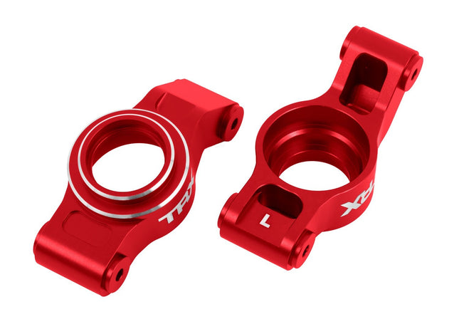 TRAXXAS ALUM STUB AXLE CARRIERS RED L/R X-Maxx/XRT TRA7852-RED