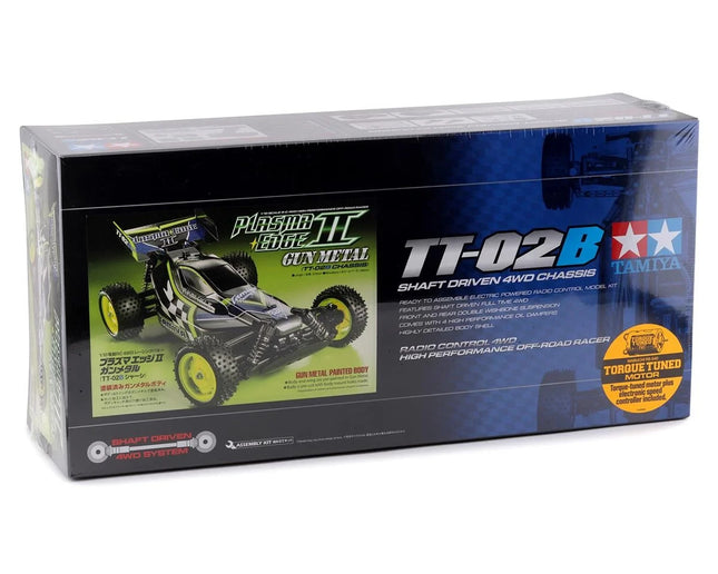 Tamiya Plasma Edge II TT-02B 1/10 4WD Electric Buggy Kit (Gun Metal) TAM47446