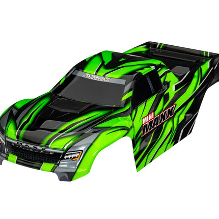 Traxxas Painted Body Mini Maxx Green Clipless TRA10711GRN