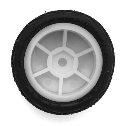 UpGrade RC Clay Bar Pre-Mounted Clay Tires for Losi Micro-T (White) (4)