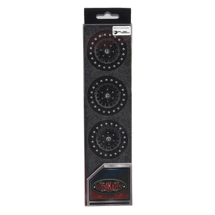 RC4WD Fuel Zephyr 1.9" Beadlock Wheels (Black) (4) RC4ZW0294