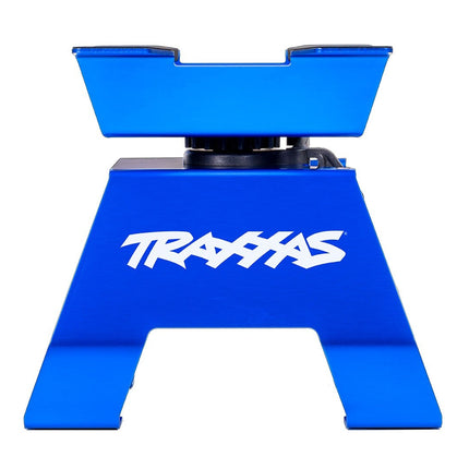 TRAXXAS ALUMINUM RC CAR/TRUCK STAND X-TRUCKS BLUE TRA8797BLUE