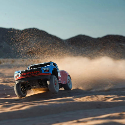 Arrma MOJAVE 4S BLX Brushless 1/8 4WD RTR Electric Desert Truck (Blue/Red)