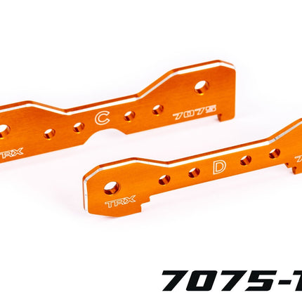 Tie Bars Rear 7075-T6 Aluminum Orange-Anodized Sledge TRA9630T
