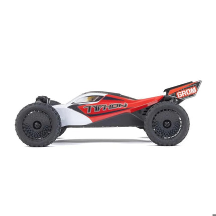 Arrma Typhon Grom MEGA 4WD 380 Brushed 1/18 Buggy RTR Red/White ARA2106T2